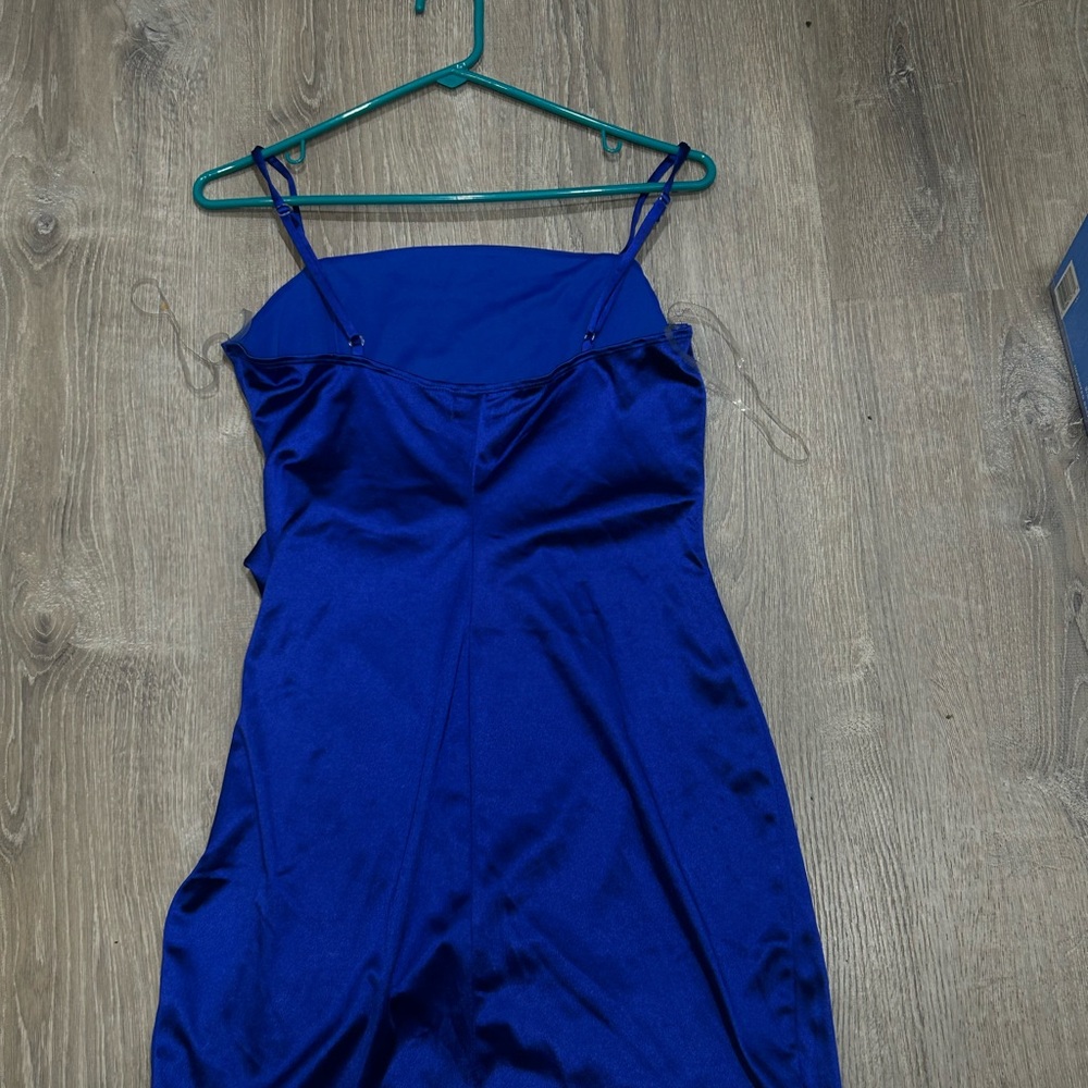 Macys blue mini dress